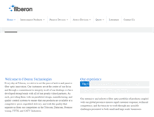 Tablet Screenshot of fiberon.com
